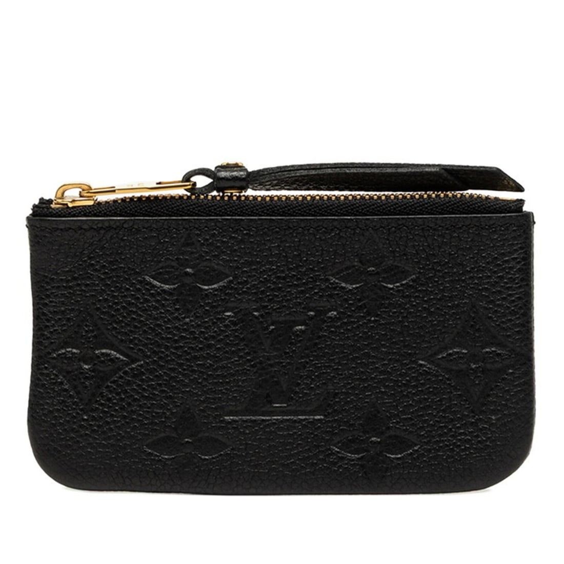 Louis Vuitton Monogram Empreinte Pochette Clé Wallet/Coin Purse M80879 Noir Black Leather Women's (1 of 11)