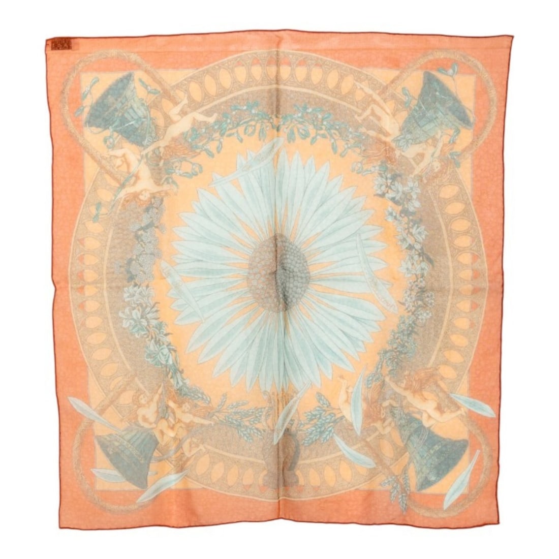 Hermes Carre 45 Amore AMOURS Scarf Muffler Orange Multicolor Silk Women's HERMES: --- Catalog ---Category: SizeSize (LxW): 42.5cm x 40.5cm / 16.73'' x 15.94''Category: DesignType: ScarfColor: Multi-color, OrangeGender: WomenMaterial: Silk Category: GeneralBrand: Hermes--- Item List