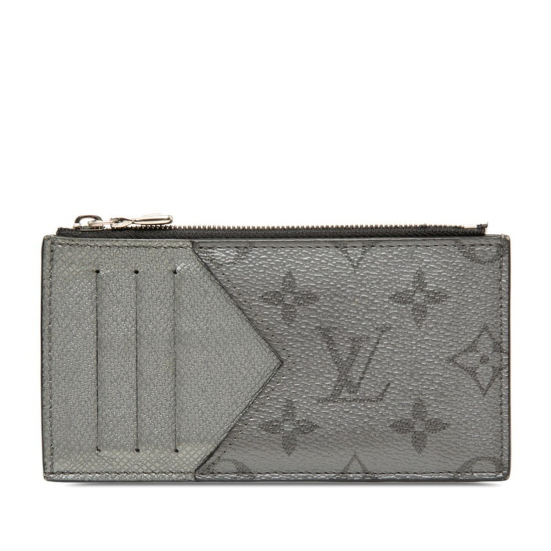 Louis Vuitton Monogram Taigarama Coin Card Holder, Business Case/Card Case, Fragment M30839, Gray,: --- Catalog ---Category: DesignType: Card caseColor: GrayGender: WomenMaterial: PVC Category: GeneralBrand: Louis VuittonCategory: Physical PropertiesSize (HxWxD): 7.5cm x 14.5cm x 1cm / 2.95'' x 5.7'