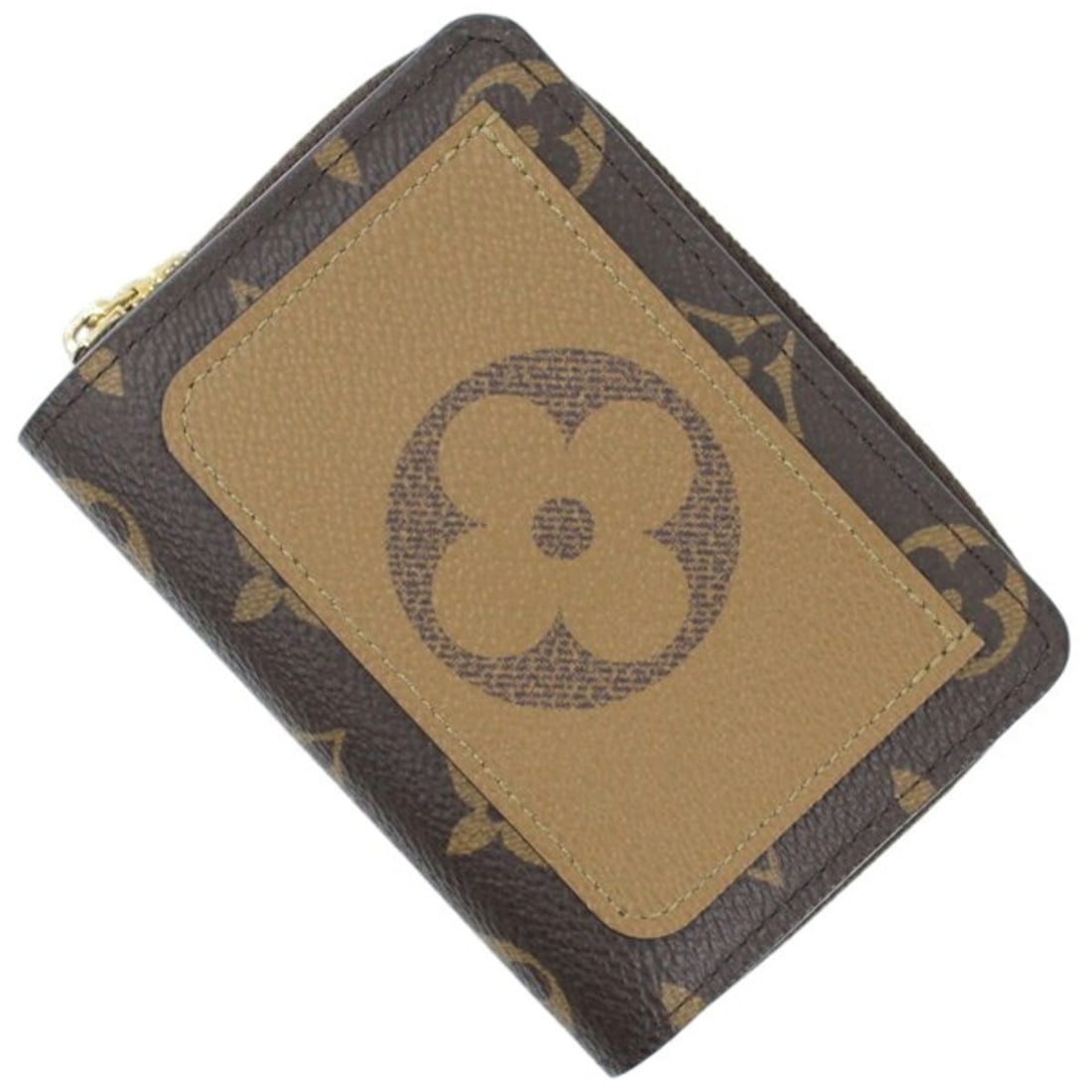 LOUIS VUITTON Bi-fold Wallet Portefeuille Lou Monogram Reverse Brown M81461 Women's Compact KM3347: --- Catalog ---Category: SizeSize (HxWxD): 8.5cm x 11.5cm x 2.5cm / 3.34'' x 4.52'' x 0.98''Category: DesignType: Wallet (bi-fold)Color: Brown, Monogram ReverseGender: WomenMaterial: Monogram Reverse 