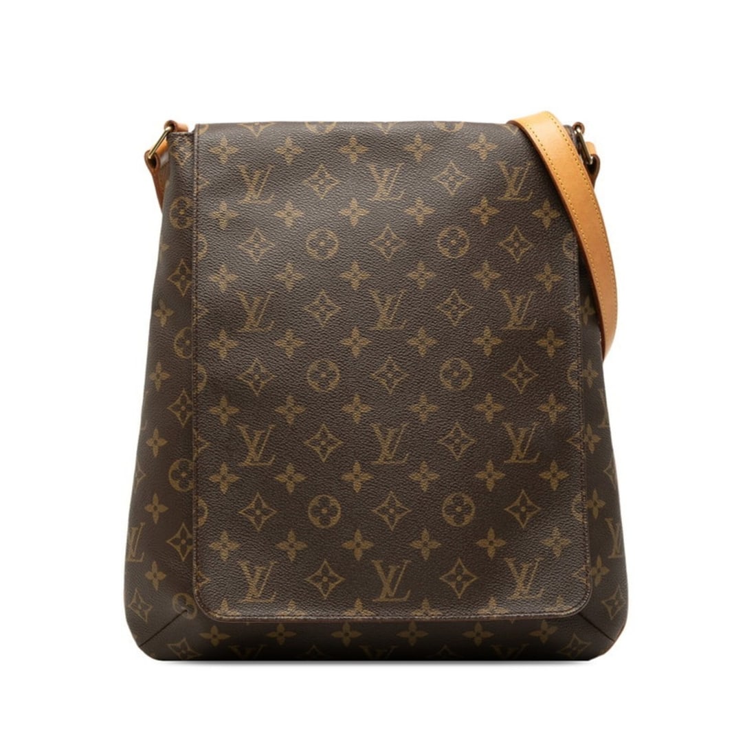 Louis Vuitton Monogram Musette Crossbody Shoulder Bag M51256 Brown Leather Women's LOUIS VUITTON: --- Catalog ---Category: SizeSize (HxWxD): 36.5cm x 31cm x 10cm / 14.37'' x 12.2'' x 3.93''Category: DesignType: Shoulder bagColor: BrownGender: WomenMaterial: PVC , Leather Category: GeneralBrand: Lo