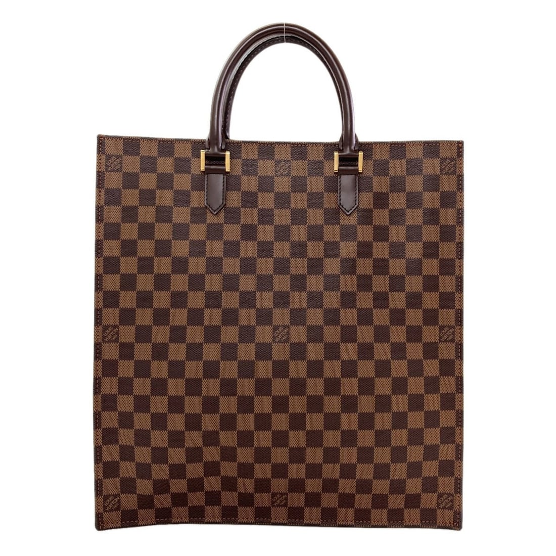 Louis Vuitton N51140 Sac Plat Tote Bag, Damier Canvas, Women's LOUIS VUITTON: --- Catalog ---Category: SizeSize (HxWxD): 37cm x 35cm x 9cm / 14.56'' x 13.77'' x 3.54''Handle Length: 26cm / 10.23''Category: DesignType: Tote bagColor: Damier Canvas, EbeneGender: WomenMaterial: Da