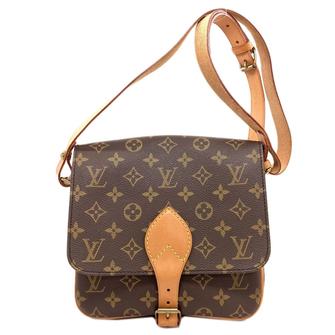Louis Vuitton M51253 Cartouchiere Shoulder Bag, Monogram Canvas, Women's LOUIS VUITTON: --- Catalog ---Category: SizeSize (HxWxD): 19cm x 20cm x 8cm / 7.48'' x 7.87'' x 3.14''Strap Length: 106cm - 116cm / 41.73'' - 45.66''Category: DesignType: Shoulder bagColor: MonogramGender: WomenClos