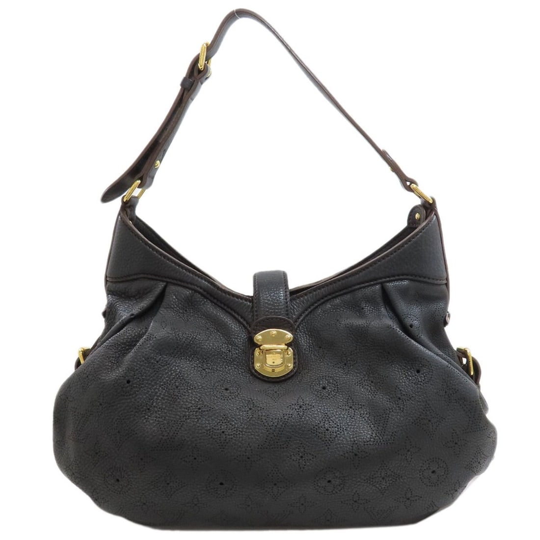 Louis Vuitton M95660 Mahina XS Shoulder Bag, Leather, Women's LOUIS VUITTON: --- Catalog ---Category: SizeSize (HxWxD): 24.5cm x 31.5cm x 13cm / 9.64'' x 12.4'' x 5.11''Strap Length: 40cm - 50cm / 15.74'' - 19.68''Category: DesignType: Shoulder bagColor: BlackGender: WomenMate