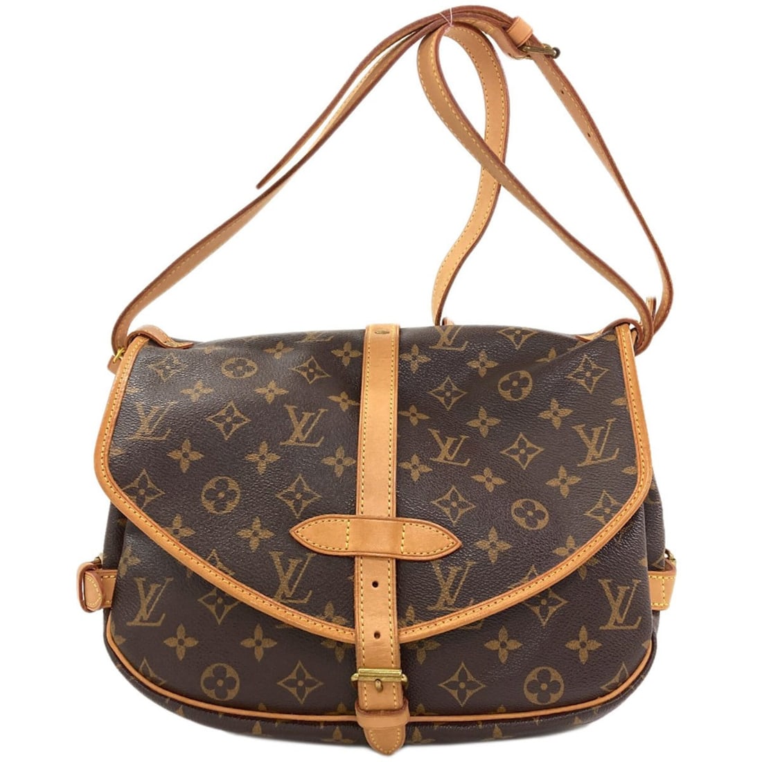 Louis Vuitton M40710 Saumur MM Shoulder Bag, Monogram Canvas, Women's LOUIS VUITTON: --- Catalog ---Category: SizeSize (HxWxD): 24cm x 28cm x 11cm / 9.44'' x 11.02'' x 4.33''Strap Length: 106cm - 124cm / 41.73'' - 48.81''Category: DesignType: Shoulder bagColor: MonogramGender: WomenCl