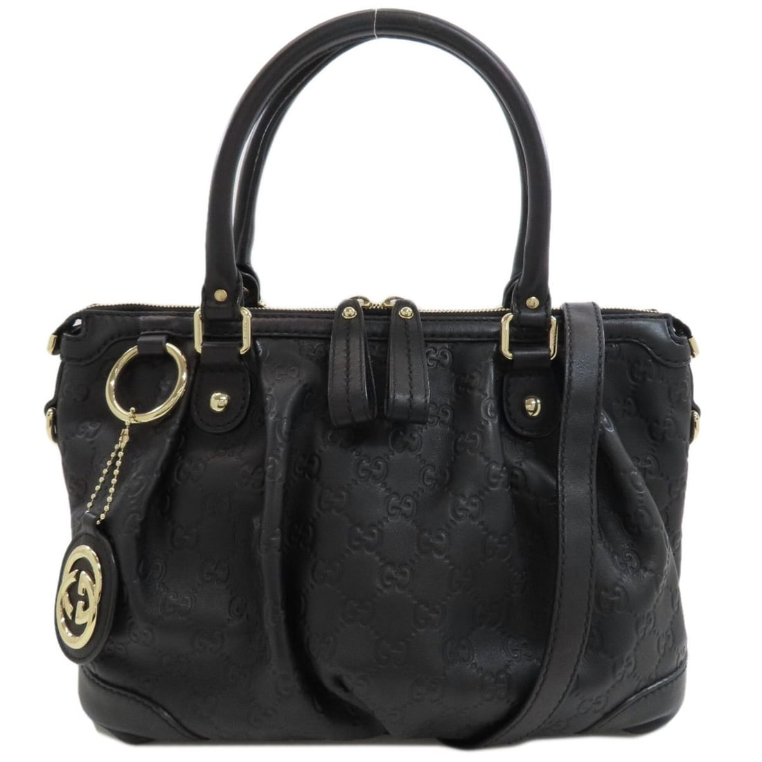 Gucci 247092 Sukey GG 2-Way Tote Bag Leather Women's GUCCI: --- Catalog ---Category: SizeSize (HxWxD): 26cm x 32.5cm x 13cm / 10.23'' x 12.79'' x 5.11''Strap Length: 110cm - 115cm / 43.3'' - 45.27''Handle Length: 34.5cm / 13.58''Category: DesignType: Tote bagC