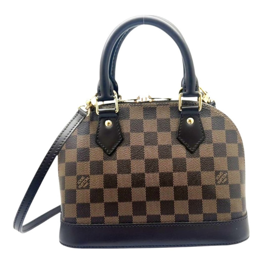 LOUIS VUITTON Damier Alma BB N41211 RFID Ebene Shoulder Bag Handbag Brown Women's: --- Catalog ---Category: SizeSize (HxWxD): 18cm x 22cm x 11cm / 7.08'' x 8.66'' x 4.33''Strap Length: 115cm / 45.27''Category: DesignType: Handbag, Shoulder bagColor: Brown, Damier Canvas, EbeneGender