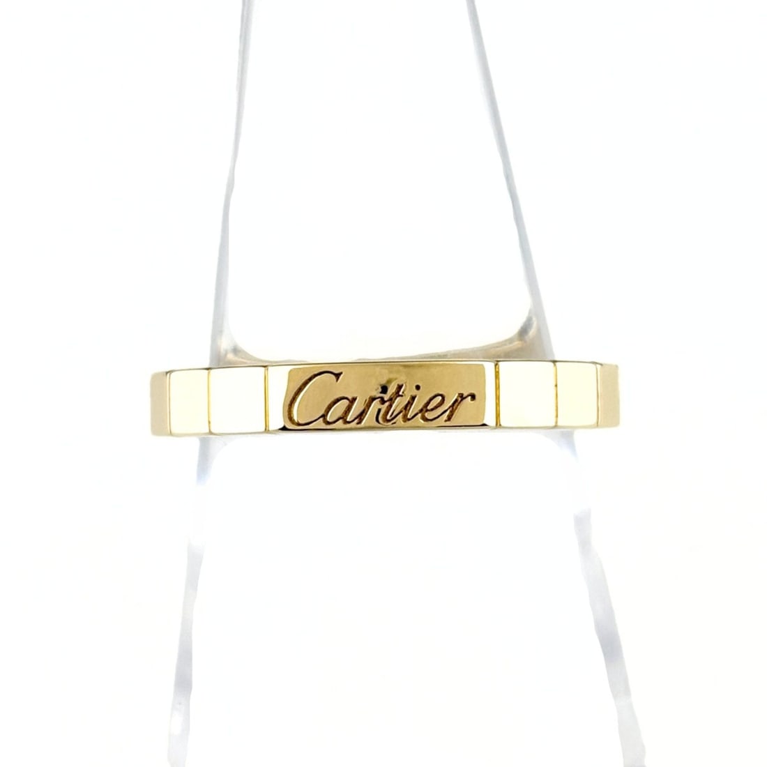 Cartier Lanieres YG Yellow Gold Ring 750 Women's: --- Catalog ---Category: SizeUS Size: 6.5Brand Size: 53Category: DesignType: Band ringGender: WomenMaterial: Yellow gold (18K)Category: GeneralBrand: Cartier--- Item List ---Section: ConditionRanking: