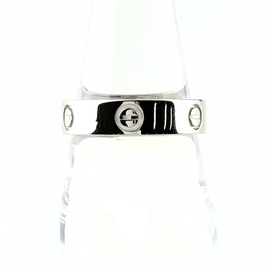 Cartier Love Platinum Ring (Pt950) for Women: --- Catalog ---Category: SizeUS Size: 6.5Brand Size: 53Category: DesignType: Band ringGender: WomenMaterial: Platinum 950Category: GeneralBrand: Cartier--- Item List ---Section: ConditionRanking: Rank