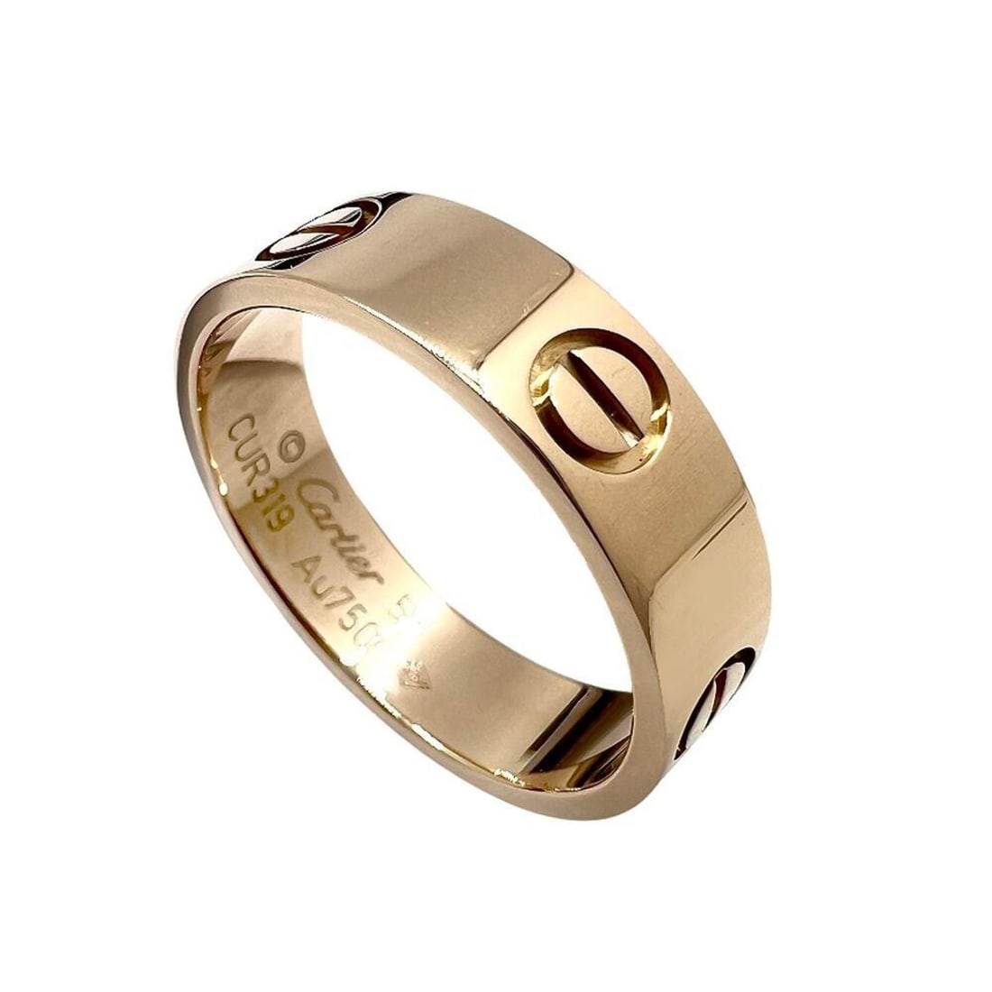 Cartier Love Ring Classic K18PG #58 6 LOVE Au750 Women's Men's: --- Catalog ---Category: SizeWeight: 6.4g / 0.22oz.US Size: 9Brand Size: 58Category: DesignType: Band ringColor: Pink goldGender: Men,Women,UnisexMaterial: Pink gold (18K)Metal Purity: 18KCategory: Ge