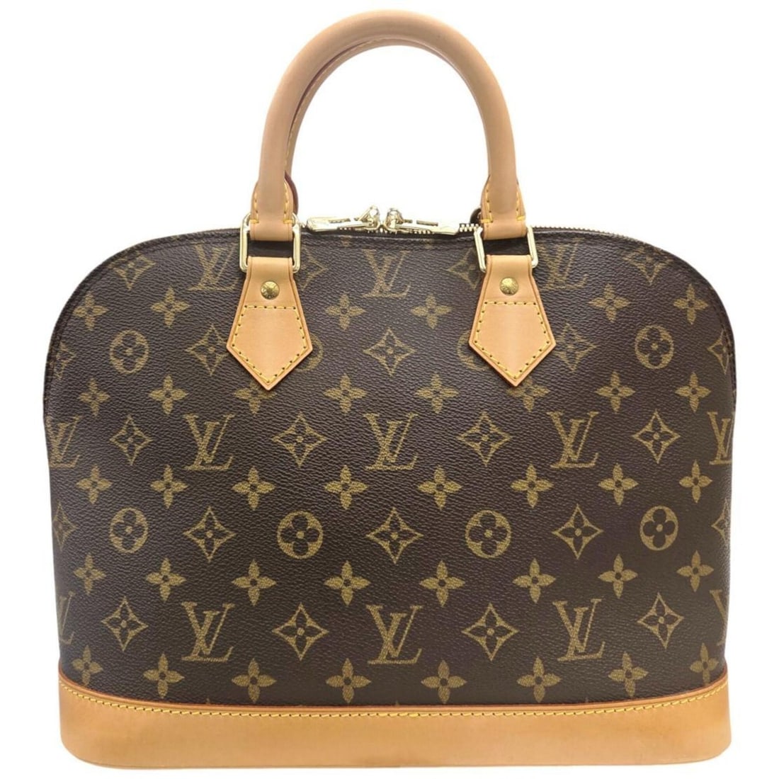 LOUIS VUITTON Alma PM M51134 Monogram VI0929 Handbag Brown Women's (1 of 13)