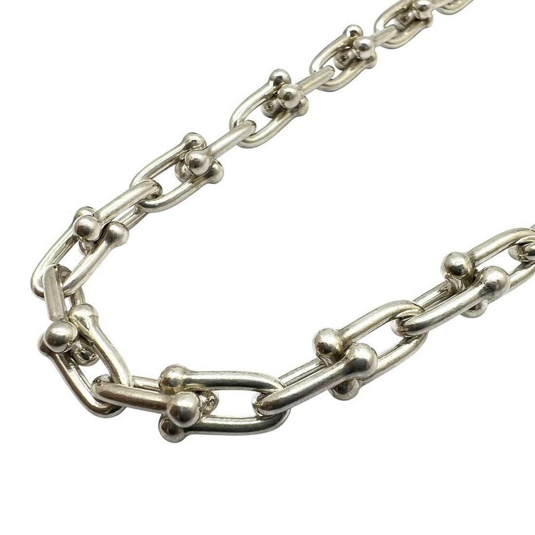 TIFFANY & Co. Tiffany HardWear Small Link Necklace, Necklace with Chain, Ag925, Women's/Men's (1 of 18)