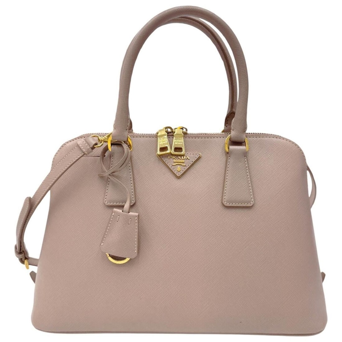 PRADA Saffiano Promenade Small Shoulder Bag 1BA002 Leather Handbag Pink Beige Women's: --- Catalog ---Category: SizeSize (HxWxD): 21cm x 32.5cm x 14cm / 8.26'' x 12.79'' x 5.51''Strap Length: 85cm - 95cm / 33.46'' - 37.4''Handle Length: 32cm / 12.59''Category: DesignType: Handbag, Shoul