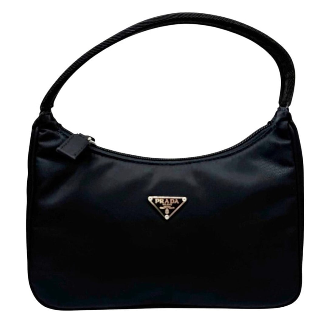 PRADA Prada Shoulder Bag Mini Nylon Black Handbag Pouch Women's: --- Catalog ---Category: SizeHandle Drop: 12.00cm / 4.72''Size (HxWxD): 15cm x 22cm x 6.5cm / 5.9'' x 8.66'' x 2.55''Category: DesignType: Handbag, Pouch, Shoulder bagColor: BlackGender: