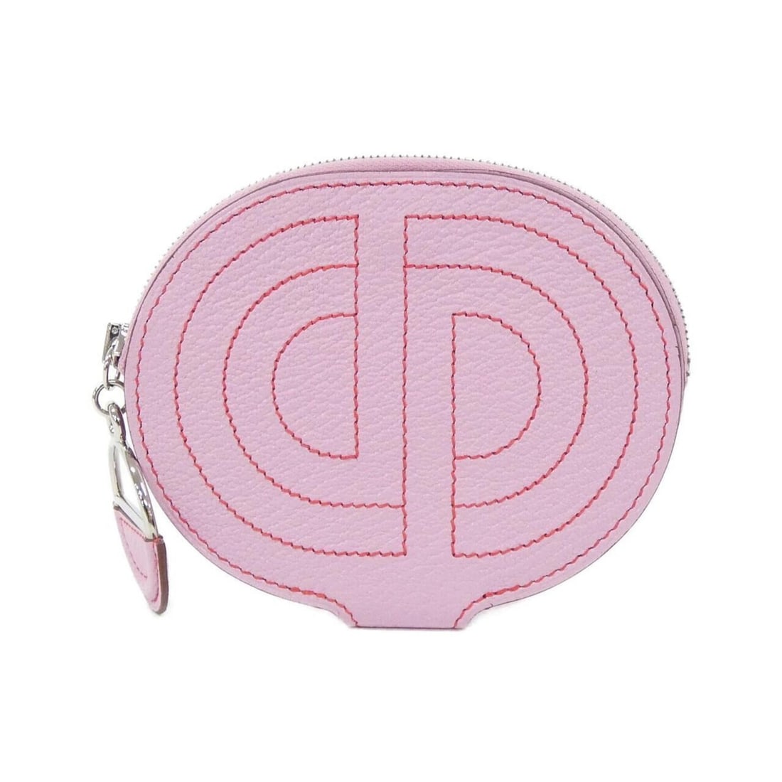 Hermes In The Loop Mini 077698CJ Wallet/Coin Case: --- Catalog ---Category: SizeSize (HxWxD): 10cm x 12cm x 10.5cm / 3.93'' x 4.72'' x 4.13''Category: DesignType: Coin purse/coin caseColor: PinkGender: Women,MenMaterial: Chevre leather Category: