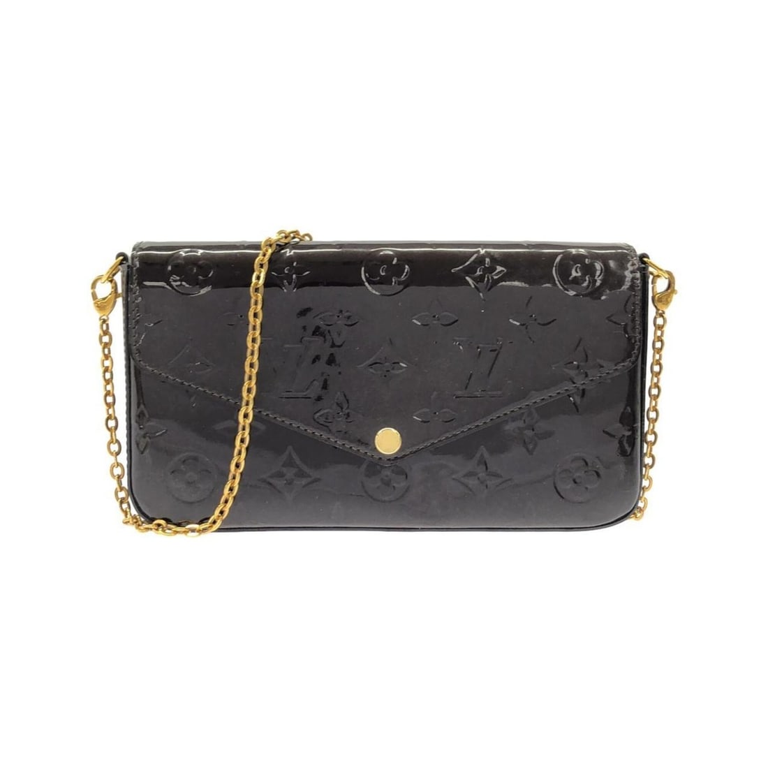 Louis Vuitton Vernis Pochette Felicie M61267 Shoulder Bag: --- Catalog ---Category: SizeSize (HxWxD): 12cm x 21cm x 3cm / 4.72'' x 8.26'' x 1.18''Category: DesignType: Pochette, Shoulder bagColor: AmaranteGender: Women,MenMaterial: Leather Leather/Fur Type: E