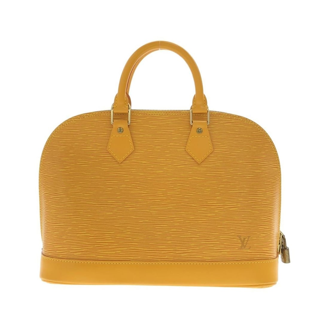 Louis Vuitton Epi Alma PM M52149 Handbag: --- Catalog ---Category: SizeSize (HxWxD): 24cm x 31cm x 17cm / 9.44'' x 12.2'' x 6.69''Category: DesignType: HandbagColor: YellowGender: WomenMaterial: Leather Leather/Fur Type: CalfskinCategory: