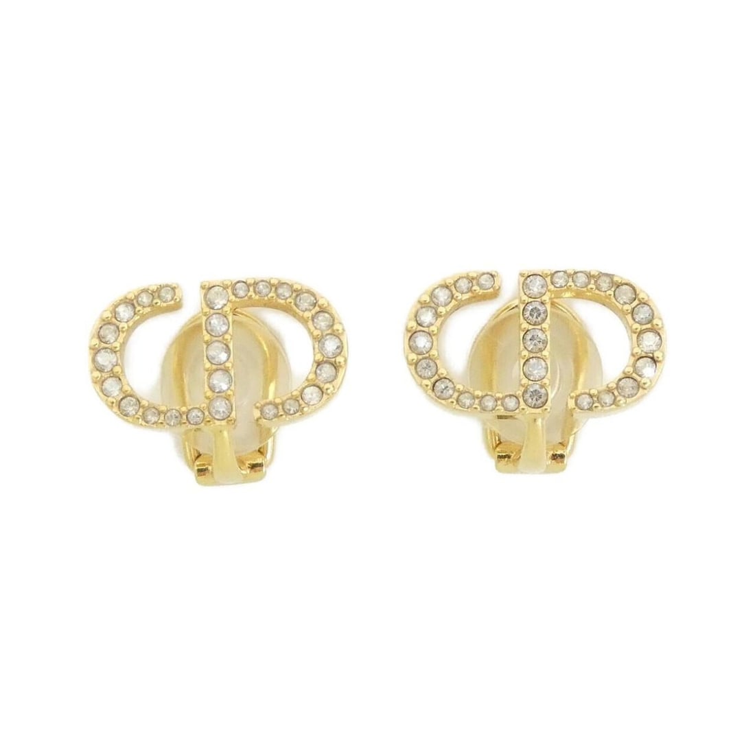 Christian Dior Petite CD E2366WOMCY Earrings: --- Catalog ---Category: SizeSize (HxWxD): 10.00mm x 18.00mm / 0.39'' x 0.71''Category: DesignType: Clip earringsColor: Clear, GoldGender: WomenCategory: GeneralBrand: Christian Dior--- Item List