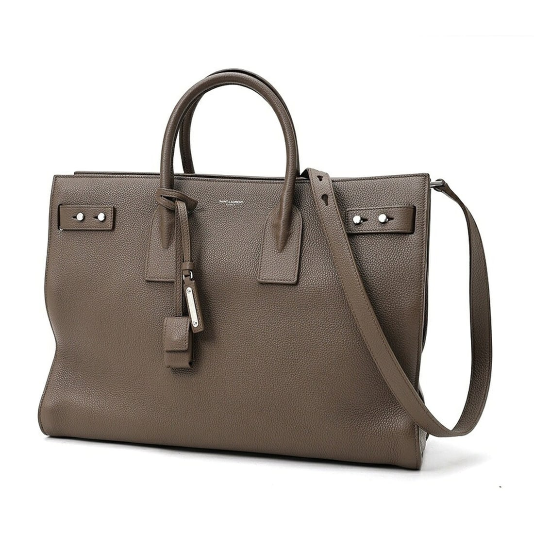 Saint Laurent Thin Large Sac de Jour Handbag 631526 Grain Leather Brown: --- Catalog ---Category: SizeSize (HxWxD): 30cm x 40cm x 13.5cm / 11.81'' x 15.74'' x 5.31''Category: DesignType: HandbagColor: BrownGender: Men,WomenMaterial: Leather Category: GeneralBrand: Saint La