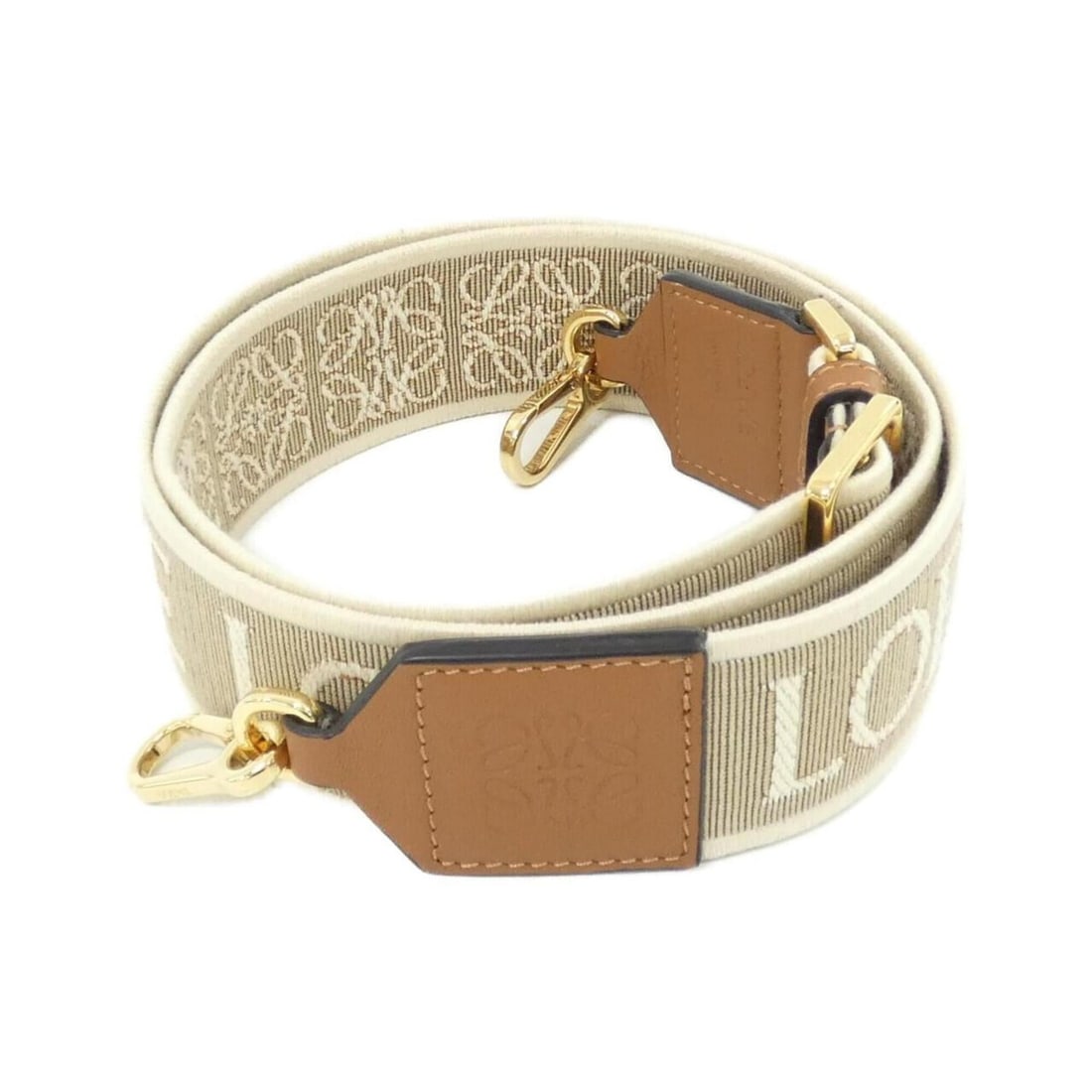 Loewe C073T87X01 Strap: --- Catalog ---Category: SizeHandle/Strap Length: 106cm / 41.73''Category: DesignType: StrapColor: BeigeGender: Women,MenMaterial: Canvas, LeatherLeather/Fur Type: CalfskinCategory: GeneralMPN: C073T8