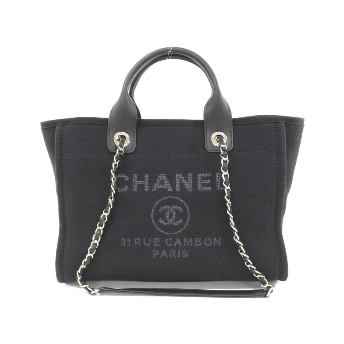 Chanel Deauville Line AS3257 Handbag: --- Catalog ---Category: SizeSize (HxWxD): 23cm x 32cm x 16cm / 9.05'' x 12.59'' x 6.29''Category: DesignType: HandbagColor: BlackGender: Women,MenCategory: GeneralMPN: AS3257Brand: Chanel--- Item