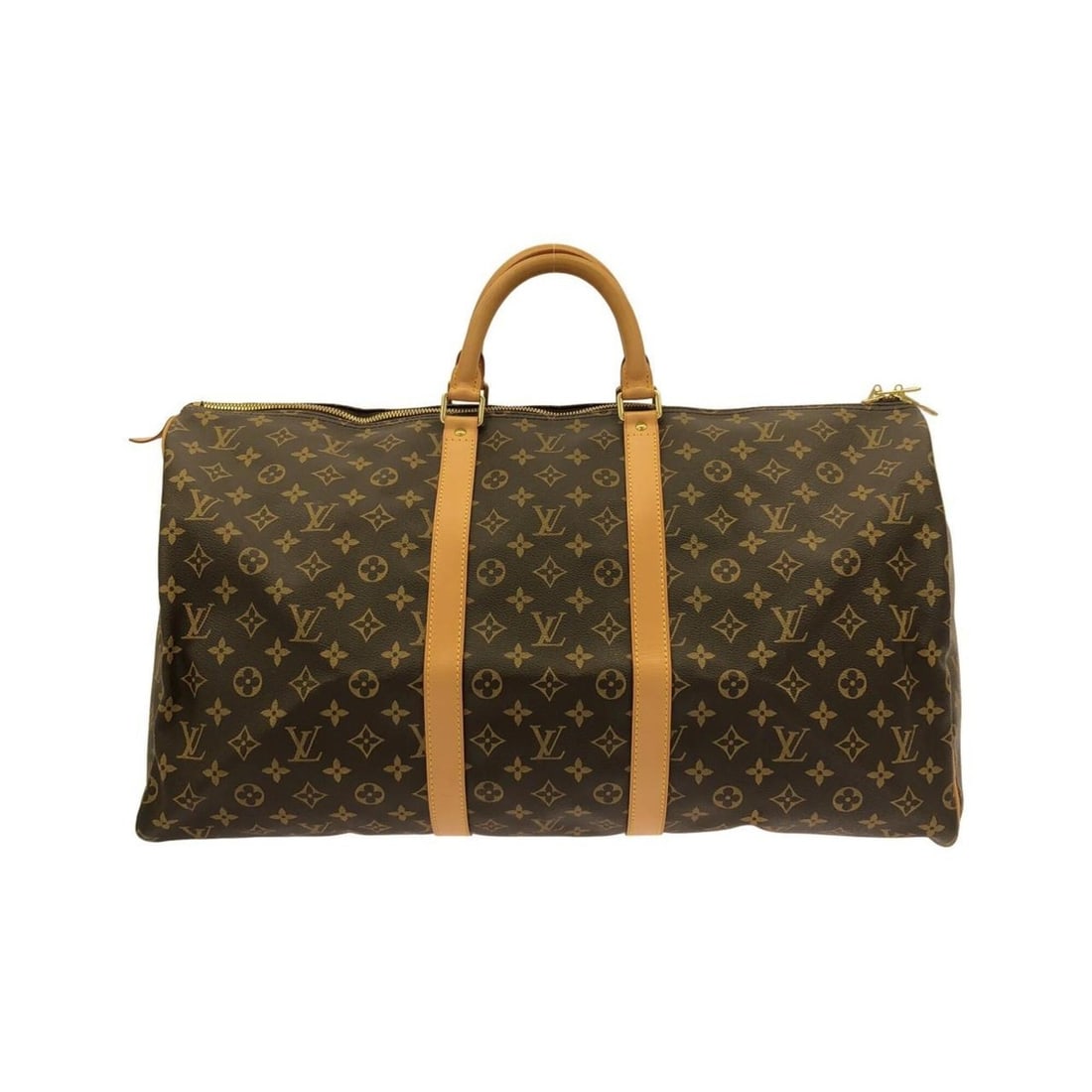 Louis Vuitton Monogram Keepall 55cm M41424 Boston Bag: --- Catalog ---Category: SizeWeight: 960g / 2.11lb.Size (HxWxD): 30cm x 56cm x 24.5cm / 11.81'' x 22.04'' x 9.64''Handle Length: 30cm / 11.81''Category: DesignType: Boston bagColor: MarronGender: