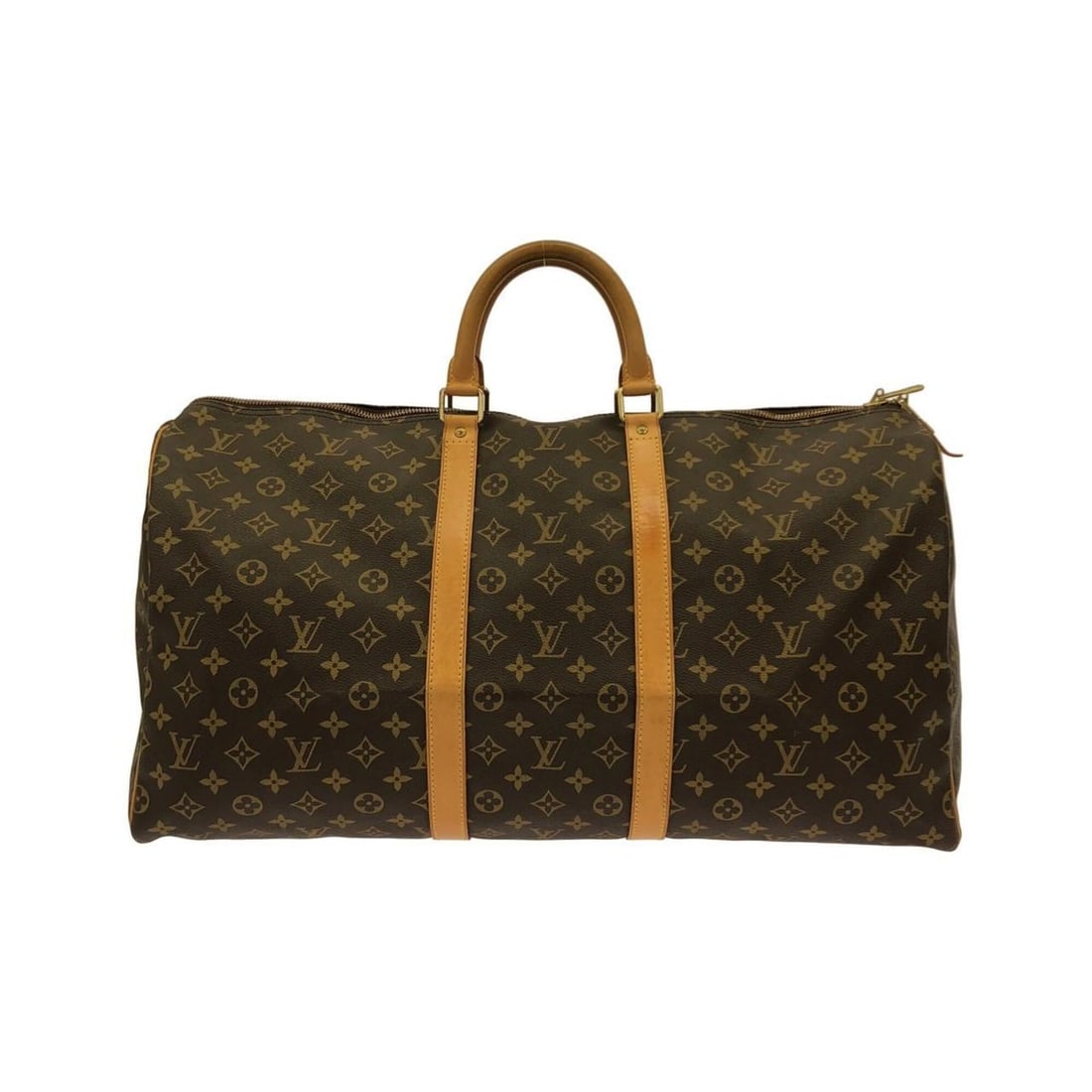 Louis Vuitton Monogram Keepall 55cm M41424 Boston Bag: --- Catalog ---Category: SizeWeight: 970g / 2.13lb.Size (HxWxD): 30cm x 56cm x 24.5cm / 11.81'' x 22.04'' x 9.64''Handle Length: 30cm / 11.81''Category: DesignType: Boston bagColor: MarronGender: