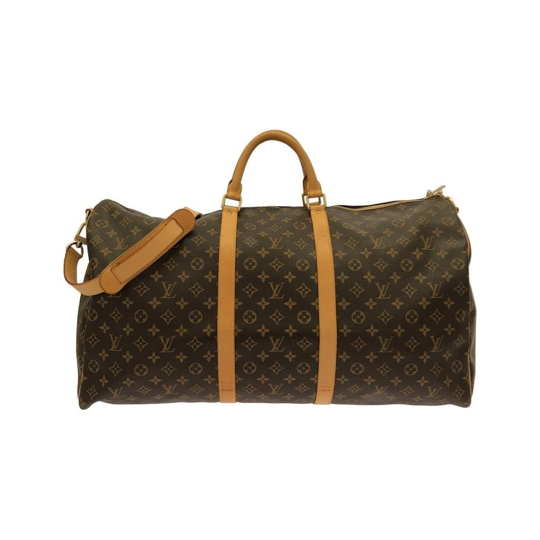 Louis Vuitton Monogram Keepall Bandoulière 60cm M41412 Boston Bag: --- Catalog ---Category: SizeWeight: 1.31kg / 2.88lb.Size (HxWxD): 32cm x 61cm x 25.5cm / 12.59'' x 24.01'' x 10.03''Strap Length: 101cm - 119cm / 39.76'' - 46.85''Handle Length: 30cm /