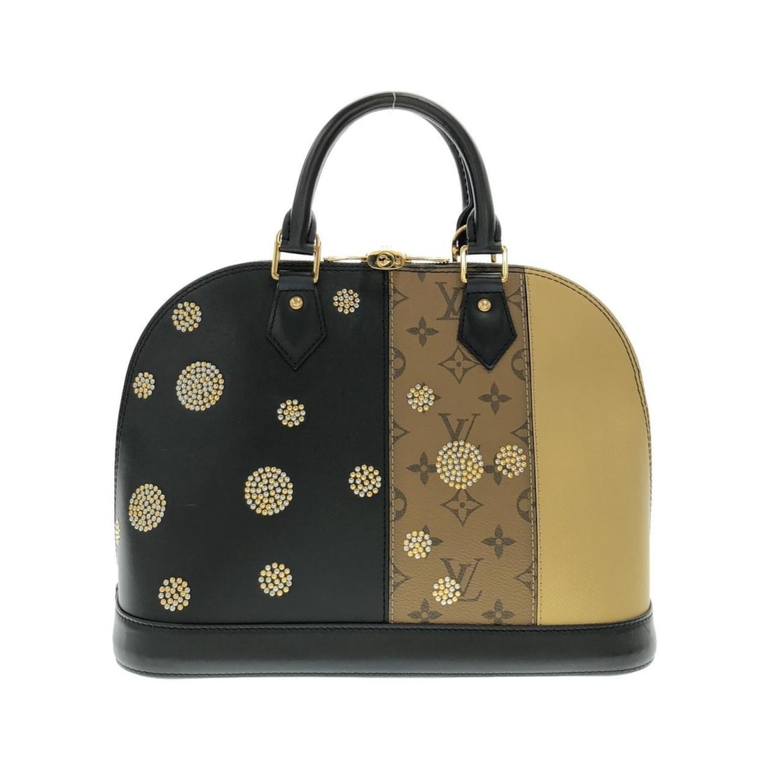 Louis Vuitton Monogram Reverse Alma PM M43407 Handbag: --- Catalog ---Category: SizeSize (HxWxD): 23cm x 31.5cm x 16cm / 9.05'' x 12.4'' x 6.29''Category: DesignType: HandbagColor: BlackGender: Men,WomenMaterial: Coated canvas , Leather Hardware Color: Go