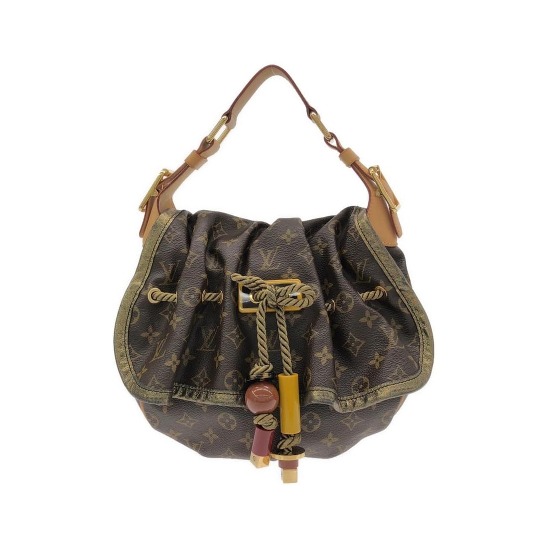 Louis Vuitton Monogram Kalahari PM M97016 Handbag: --- Catalog ---Category: SizeWeight: 680g / 1.49lb.Size (HxWxD): 25cm x 25cm x 8cm / 9.84'' x 9.84'' x 3.14''Handle Length: 36cm / 14.17''Category: DesignType: HandbagColor: MarronGender: WomenMateria
