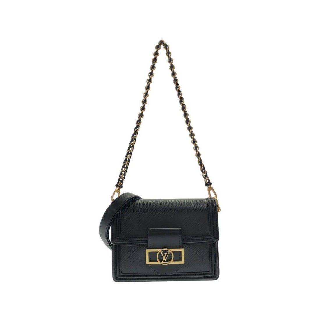 Louis Vuitton Epi Dauphine MINI M55964 Shoulder Bag: --- Catalog ---Category: SizeSize (HxWxD): 15cm x 20cm x 8cm / 5.9'' x 7.87'' x 3.14''Category: DesignType: Shoulder bagColor: BlackGender: Women,MenMaterial: Leather Leather/Fur Type: CalfskinCategor