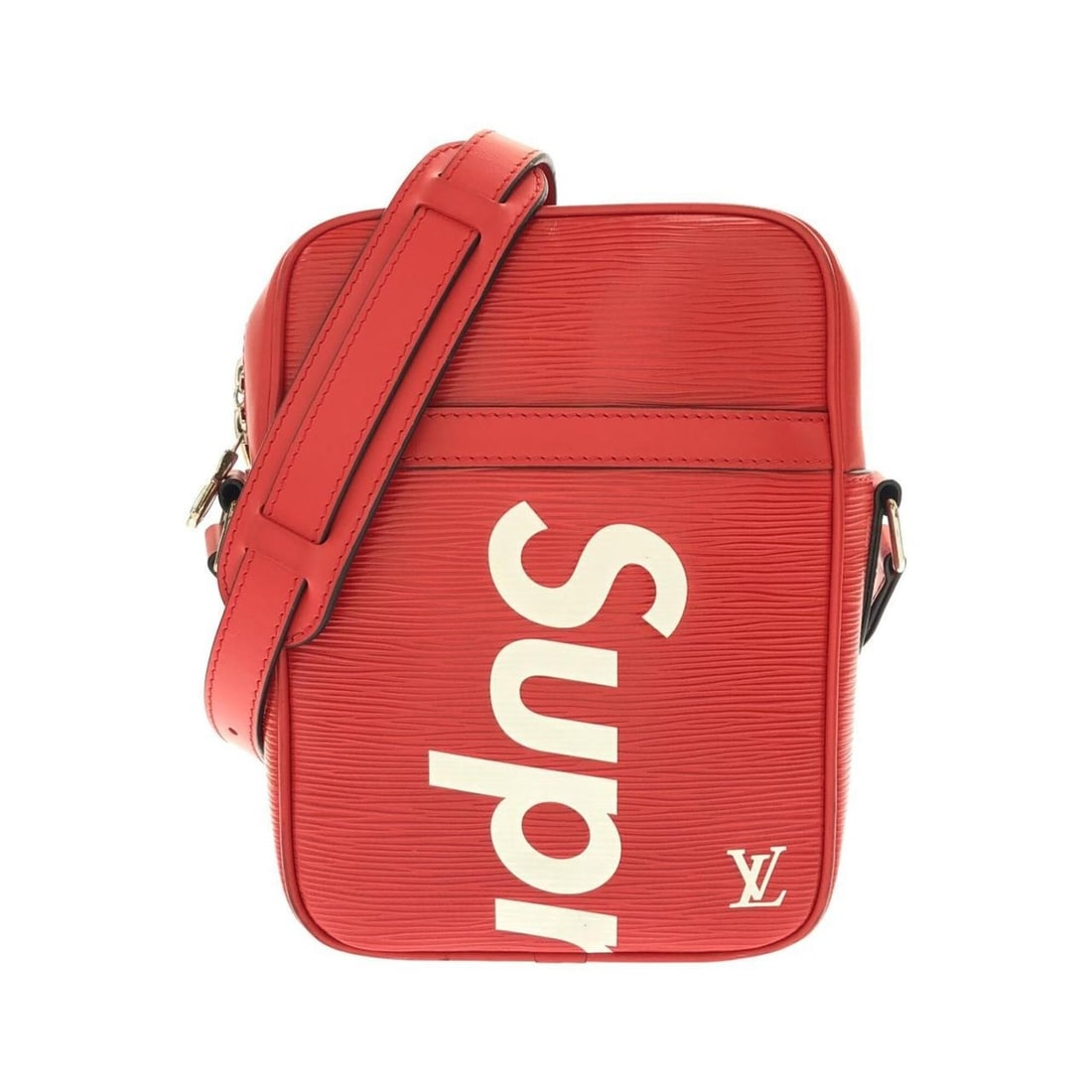 Louis Vuitton Epi (Supreme) Danube PM M53417 Shoulder Bag: --- Catalog ---Category: SizeSize (HxWxD): 22cm x 16cm x 7cm / 8.66'' x 6.29'' x 2.75''Category: DesignType: Shoulder bagColor: RougeGender: Women,MenMaterial: Leather Leather/Fur Type: CalfskinCatego