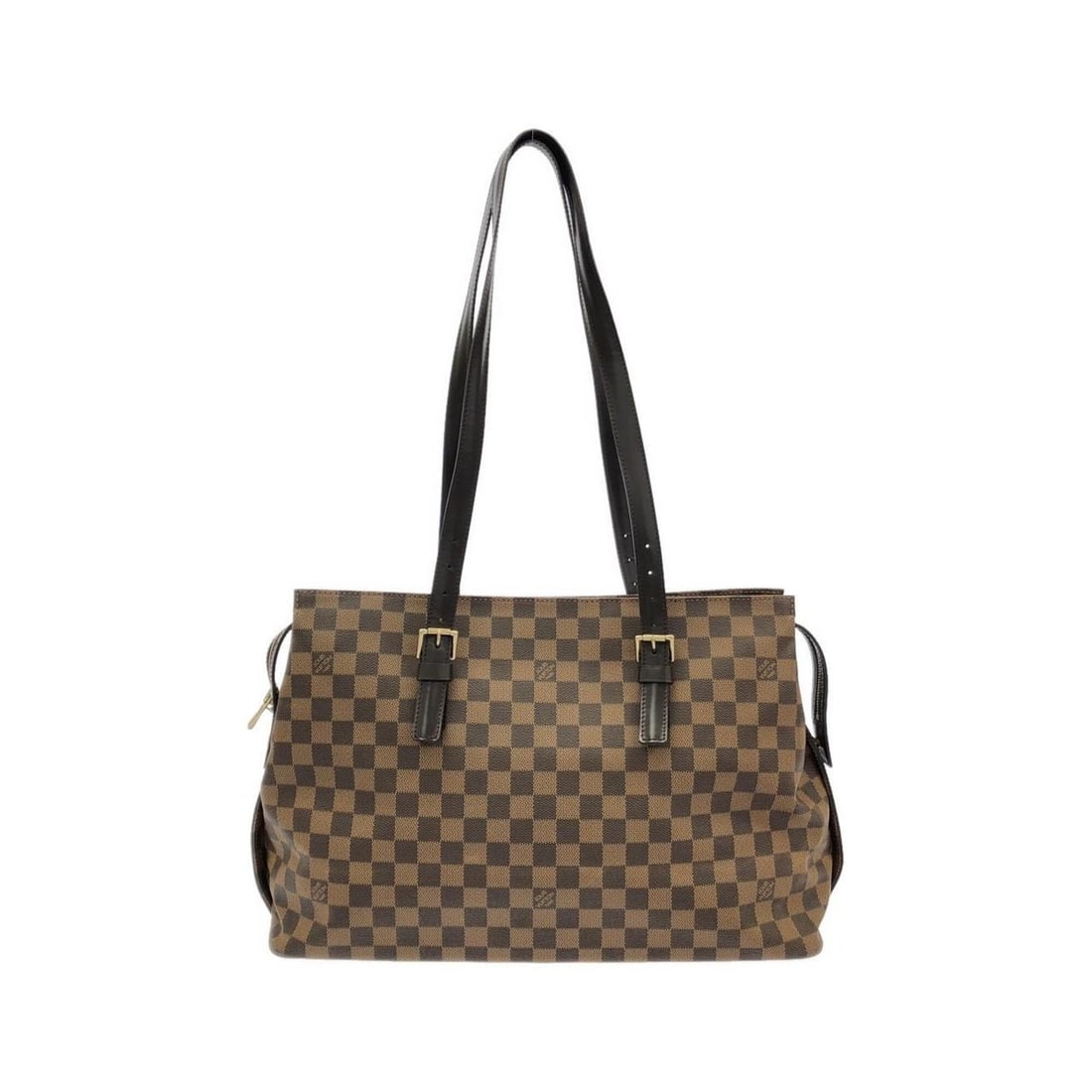 Louis Vuitton Damier Chelsea N51119 Shoulder Bag: --- Catalog ---Category: SizeSize (HxWxD): 27cm x 51cm x 16cm / 10.62'' x 20.07'' x 6.29''Category: DesignType: Shoulder bagColor: BrownGender: WomenMaterial: Coated canvas Category: GeneralMPN: N6000