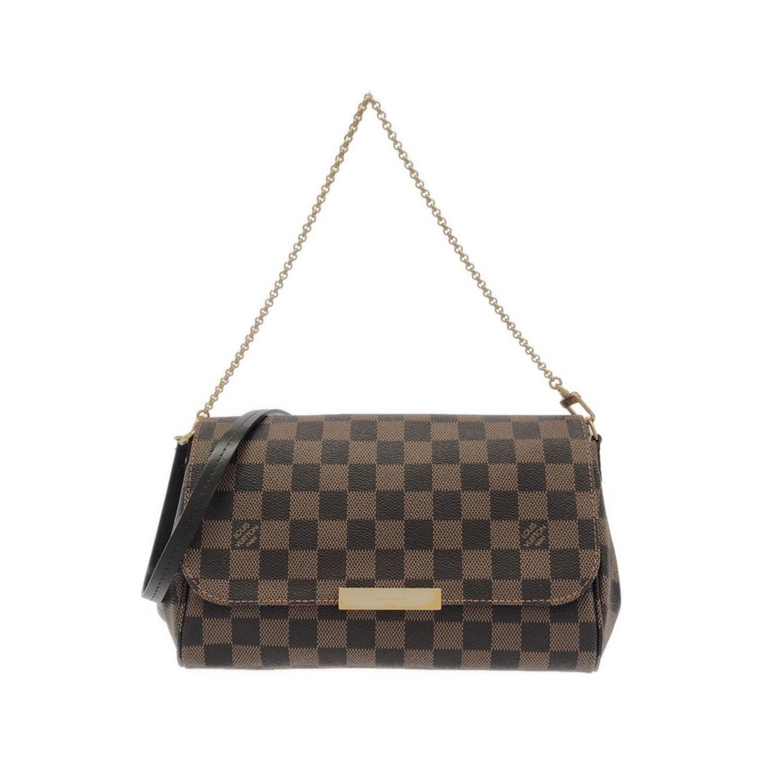 Louis Vuitton Damier Favorite MM N41129 Shoulder Bag: --- Catalog ---Category: SizeSize (HxWxD): 17cm x 27cm x 4cm / 6.69'' x 10.62'' x 1.57''Category: DesignType: Shoulder bagColor: BrownGender: WomenMaterial: Coated canvas Category: GeneralMPN: N41129B