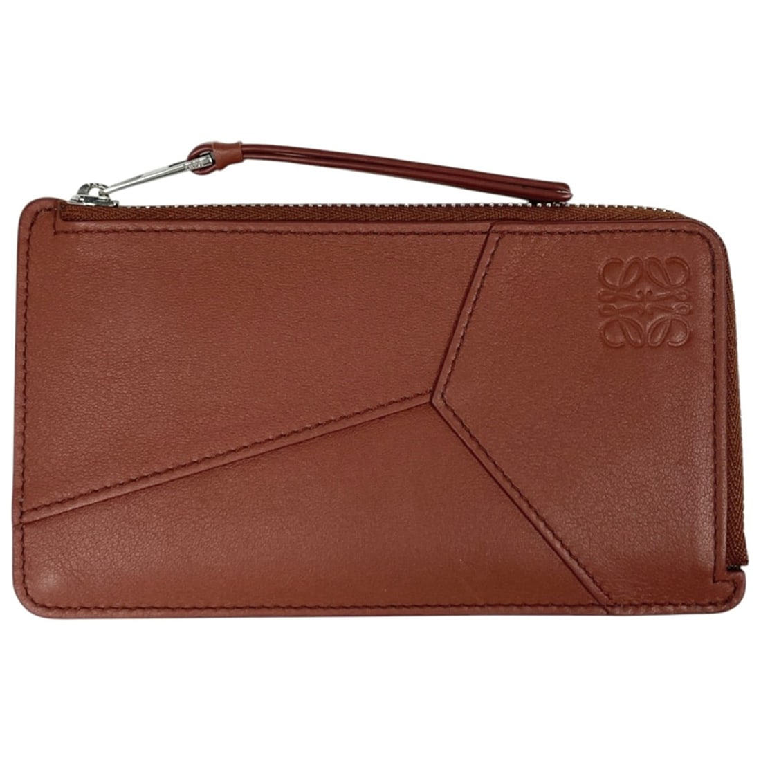 Loewe Puzzle Long Leather Wallet/Coin Case, Brown, for Women: --- Catalog ---Category: SizeSize (HxWxD): 8cm x 15cm x 5.00mm / 3.14'' x 5.9'' x 0.19''Category: DesignType: Coin purse/coin caseColor: BrownGender: WomenMaterial: Leather Category: GeneralBrand: Loe