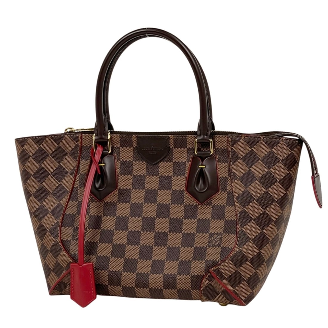 Louis Vuitton Caissa Tote PM Handbag, Damier Cerise (Red) N41551, Women's: --- Catalog ---Category: SizeSize (HxWxD): 19cm x 23cm x 11cm / 7.48'' x 9.05'' x 4.33''Category: DesignType: HandbagColor: Cerise, Damier Canvas, Red colorGender: WomenCategory: GeneralLine: