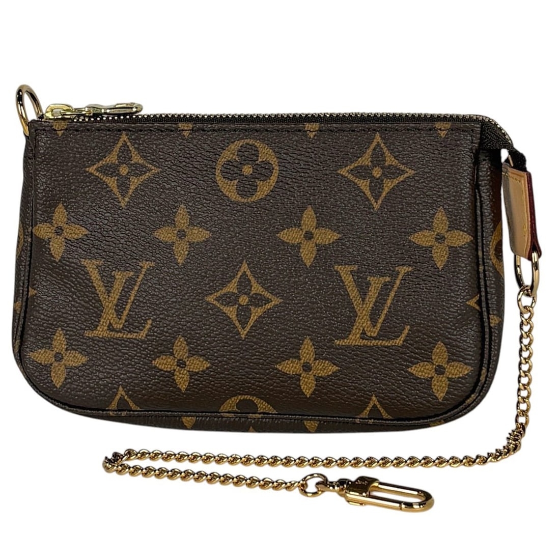 Louis Vuitton Mini Pochette Accessoires Accessory Pouch, Monogram Brown, M58009, Women's: --- Catalog ---Category: SizeSize (HxWxD): 9.5cm x 14.5cm x 3cm / 3.74'' x 5.7'' x 1.18''Category: DesignType: PochetteColor: BrownGender: WomenMaterial: Monogram Category: GeneralLine:
