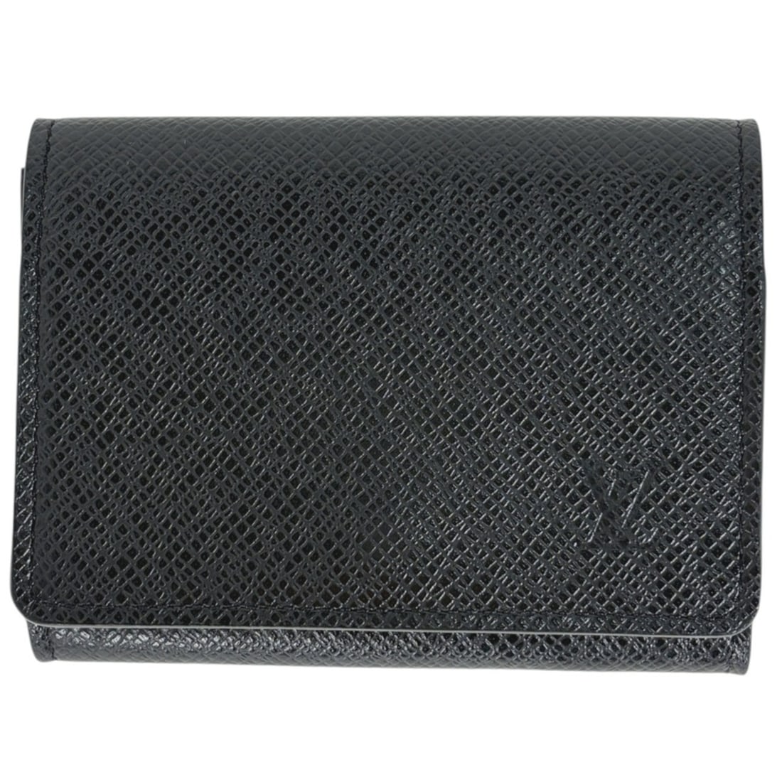 Louis Vuitton Enveloppe Carte de Visite NM Wallet/Coin Case/Business Card Holder, Taiga Noir: --- Catalog ---Category: DesignType: Business card caseColor: Black, NoirGender: MenMaterial: Taiga leather Category: GeneralLine: TaigaBrand: Louis VuittonCategory: Physical PropertiesSize (HxWxD): 8