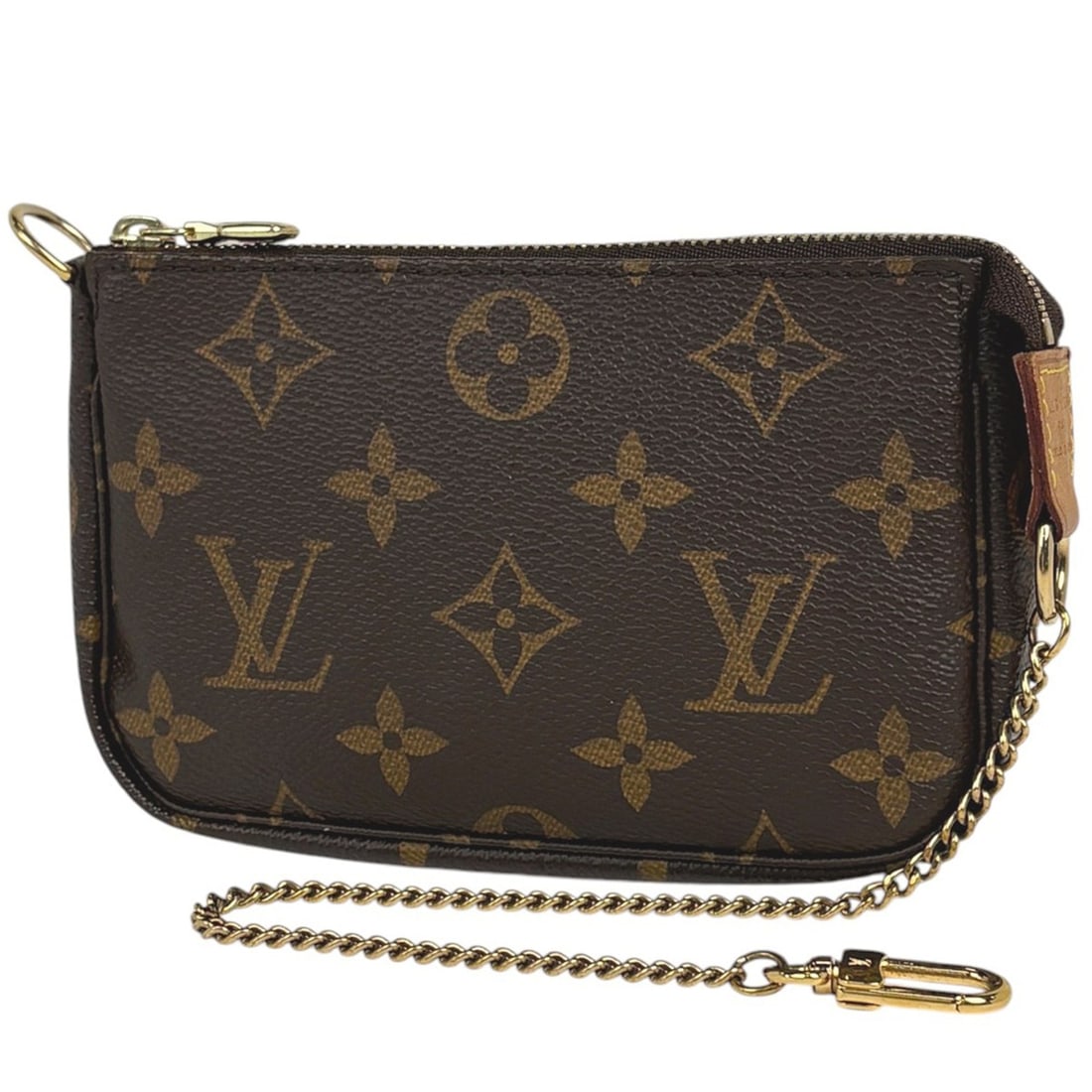 Louis Vuitton Mini Pochette Accessoires Accessory Pouch, Makeup/Cosmetics, Monogram Brown, M58009,: --- Catalog ---Category: SizeSize (HxWxD): 9cm x 14.5cm x 3cm / 3.54'' x 5.7'' x 1.18''Category: DesignType: PochetteColor: BrownGender: WomenMaterial: Monogram Category: GeneralLine: MonogramBrand: