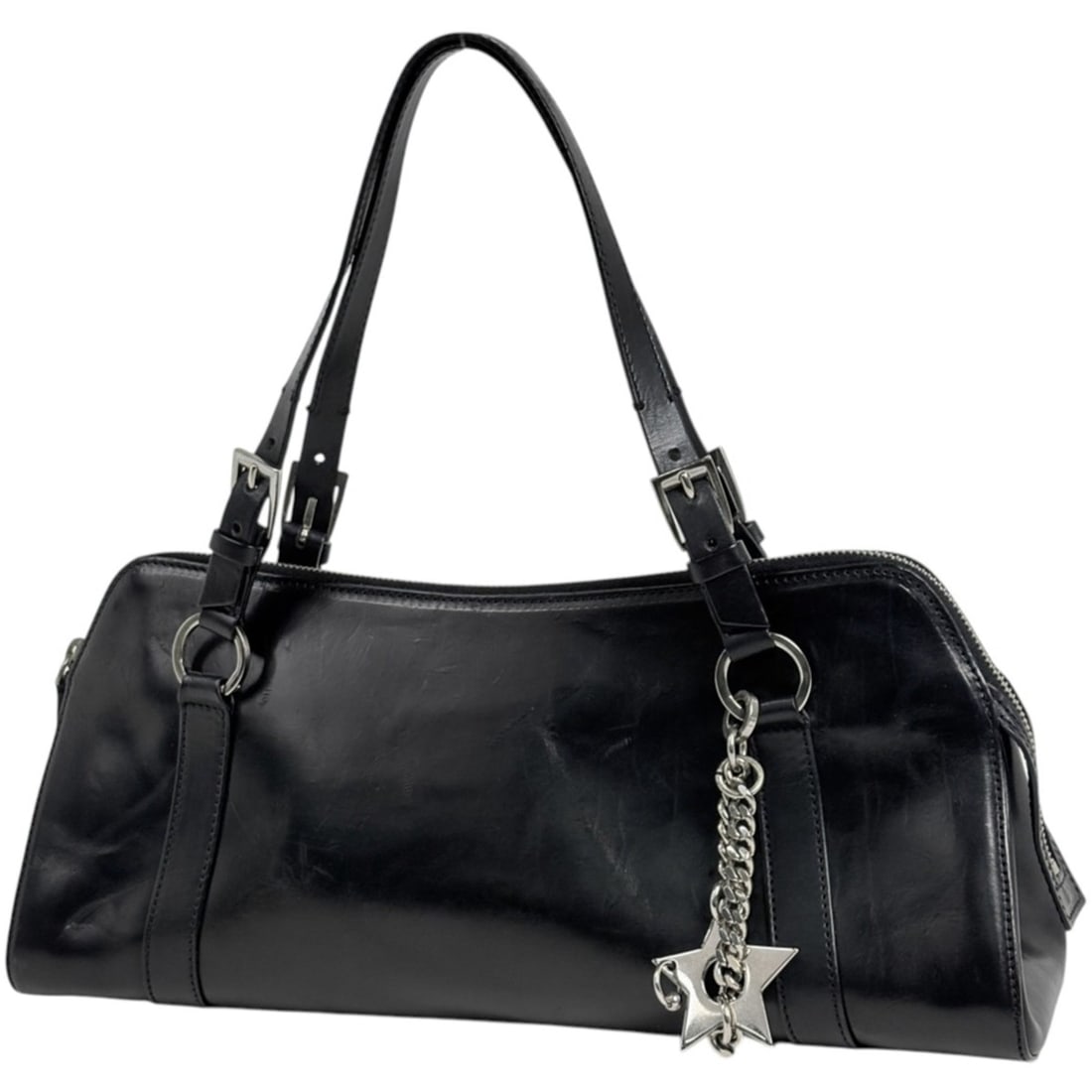 Christian Dior Hardcore Leather Handbag, Black, for Women: --- Catalog ---Category: SizeSize (HxWxD): 15cm x 34.5cm x 10cm / 5.9'' x 13.58'' x 3.93''Category: DesignType: HandbagColor: BlackGender: WomenMaterial: Leather Category: GeneralBrand: Christian Dior
