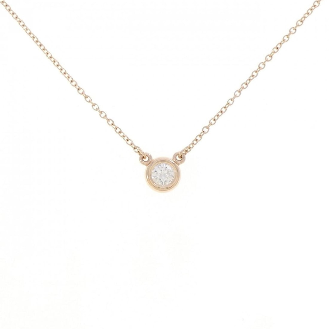 Tiffany & Co. By the Yard Necklace: --- Catalog ---Category: SizePendant Size: 5.8mm / 0.22''Neck Circumference: 41 cm / 16.14''Category: DesignGender: WomenMaterial: Pink gold (18K)Necklace Type: NecklaceCategory: GeneralBrand: