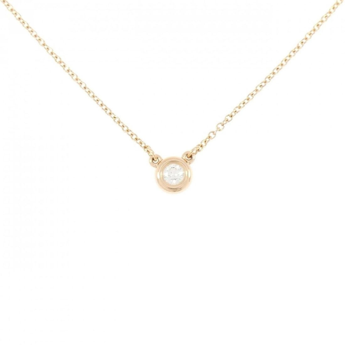 Tiffany & Co. By the Yard Necklace: --- Catalog ---Category: SizePendant Size: 5.2mm / 0.2''Neck Circumference: 41 cm / 16.14''Category: DesignGender: WomenMaterial: Pink gold (18K)Necklace Type: NecklaceCategory: GeneralBrand: