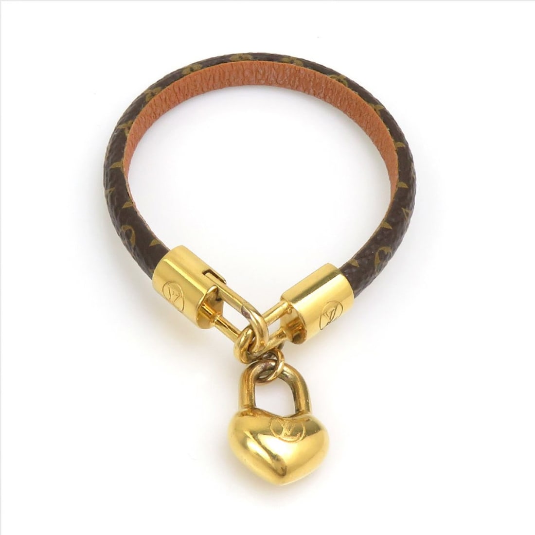 Louis Vuitton LOUIS VUITTON Monogram Bracelet Crazy in Lock Canvas Brown Women's M6451 56768b: --- Catalog ---Category: SizeLength: 15cm / 5.9''Category: DesignType: Charm braceletColor: Brown, MonogramGender: WomenMaterial: MonogramCategory: GeneralMPN: M6451Brand: Louis Vuitton--- Item List -