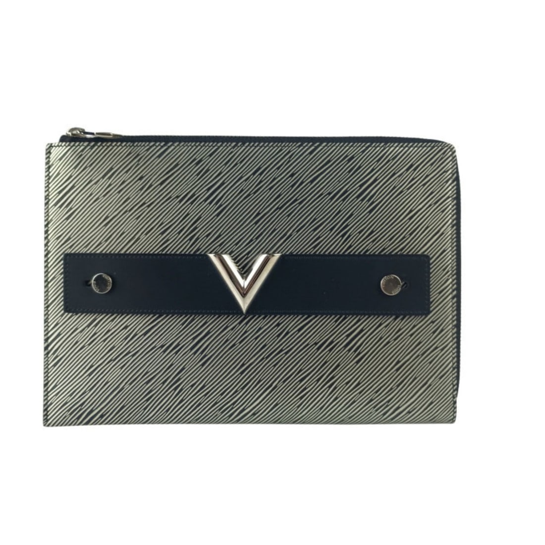 LOUIS VUITTON Clutch Bag Pochette Platte M62092 Epi Platine Men's Women's: --- Catalog ---Category: SizeSize (HxWxD): 17cm x 25cm x 2.5cm / 6.69'' x 9.84'' x 0.98''Category: DesignType: Clutch bag, PochetteColor: PlatineGender: Men,Women,UnisexClosure: ZipperMaterial: Epi le