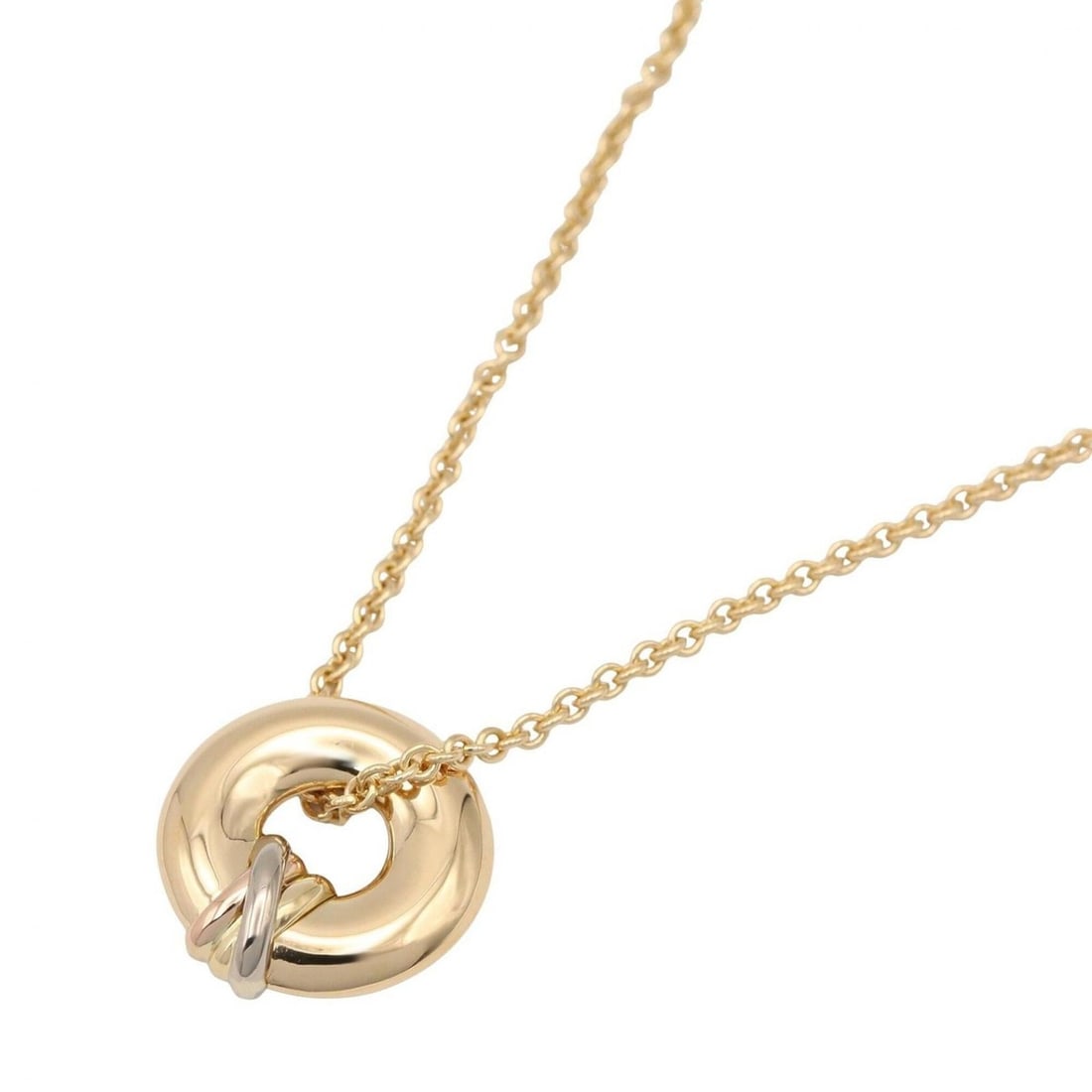 Cartier Trinity Thread Necklace - Jewelry 18K (Yellow Gold), 18KWG (White 18KPG (Pink Gold) Men's &: --- Catalog ---Category: SizePendant Size: 17.2mm x 16.5mm / 0.67'' x 0.64''Neck Circumference: 42 cm - 43 cm / 16.53'' - 16.92''Category: DesignColor: Pink gold, White gold, Yellow goldGender: Men,Wo