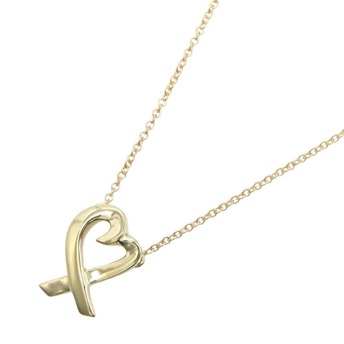 Tiffany & Co. Loving Heart Necklace, 18K (Yellow Gold), Women's Jewelry, Gold Tone: --- Catalog ---Category: SizePendant Size: 13mm x 9mm / 0.51'' x 0.35''Neck Circumference: 41.5 cm / 16.33''Category: DesignColor: GoldGender: WomenMaterial: Yellow gold (18K)Necklace Type: NecklaceCa