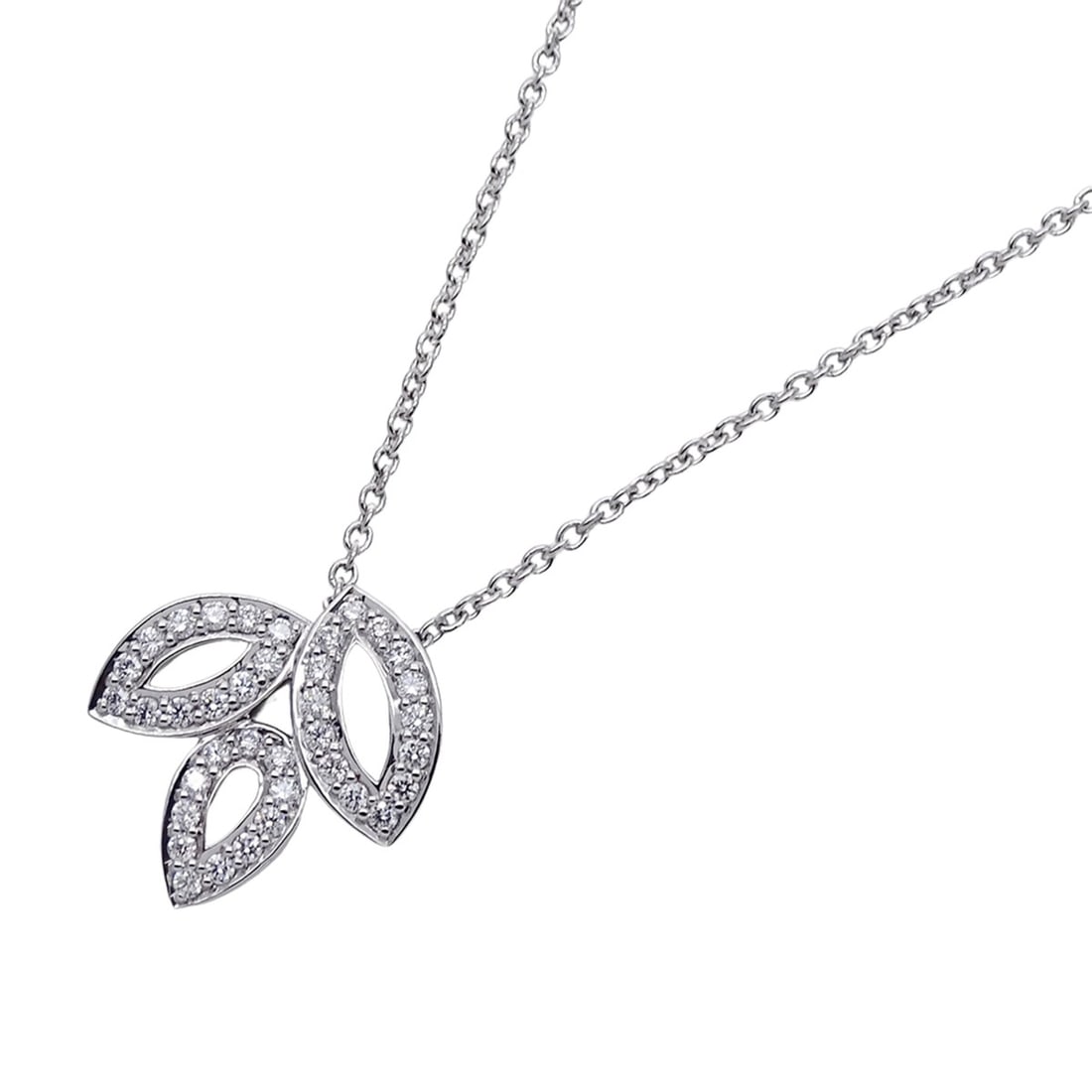 Harry Winston women's necklace, PT950 diamond lily cluster mini platinum jewelry.: --- Catalog ---Category: SizePendant Size: 13.2mm x 12.5mm / 0.51'' x 0.49''Neck Circumference: 41 cm / 16.14''Category: DesignColor: SilverGender: WomenMaterial: Platinum 950Necklace Type: NecklaceCa