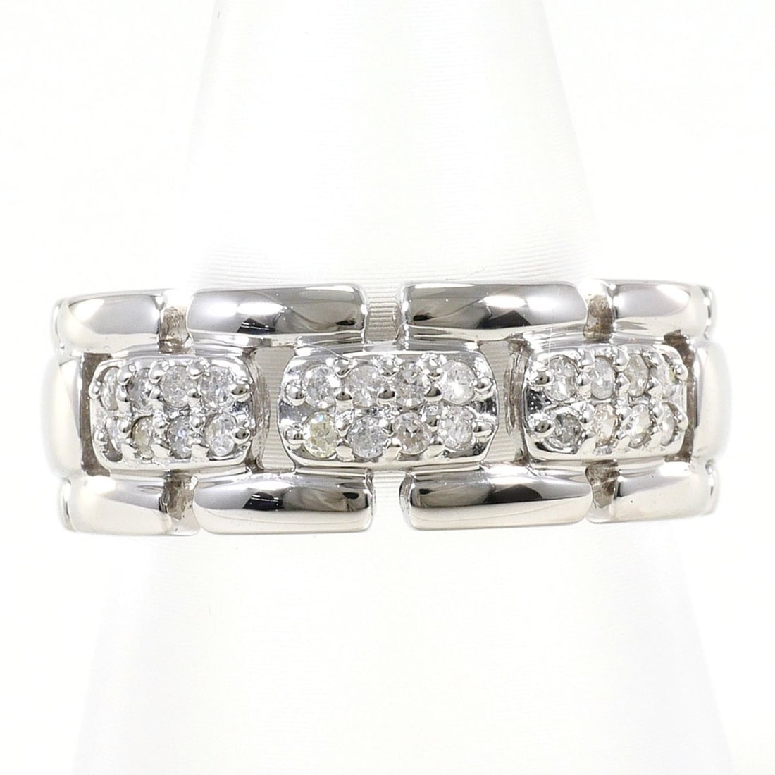 K14 14K WG White Gold Ring - 1 Diamond 0.20ct Card Total Weight 4.9g Jewelry (1 of 16)
