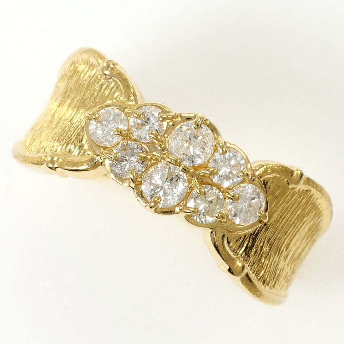 18K (18-karat) Yellow Gold Ring with 1 Diamond (0.48ct), Total Weight 4.4g, Jewelry (1 of 15)