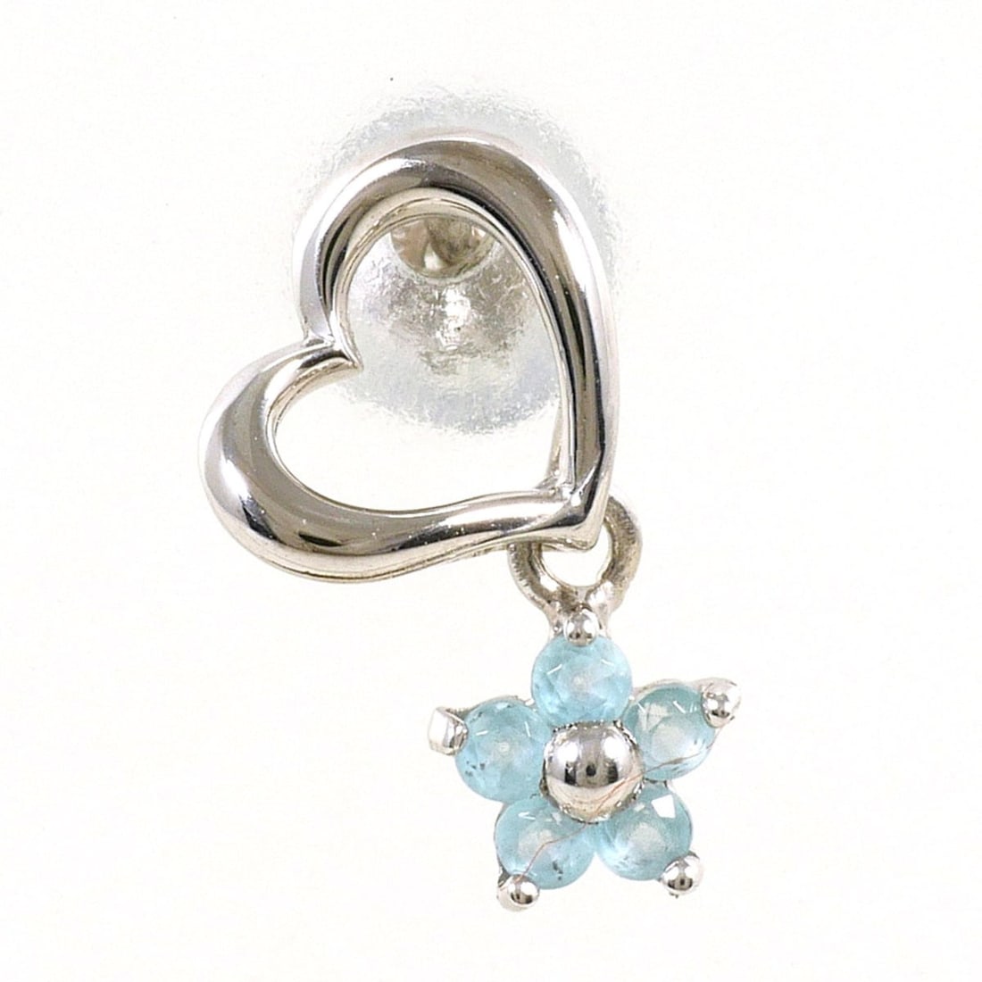 K14 14K WG White Gold Earring (Single Earring) with Blue Topaz, Total Weight 0.5g, Jewelry: --- Catalog ---Category: SizeWeight: 0.5g / 0.01oz.Category: DesignType: Drop earringsColor: Blue, White goldMetal: White GoldStone: TopazGender: WomenMaterial: White gold (14K)Metal Purity: 14KSingle